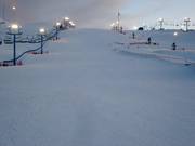 Night skiing