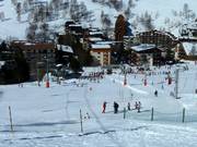 Slope at one of the free beginner lifts