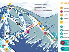 Trail map Síaréna Vibe Park – Eplény