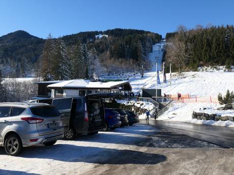 Germany: access to ski resorts and parking at ski resorts – Access, Parking Ofterschwang/Gunzesried – Ofterschwanger Horn