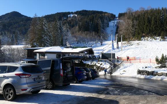 Alpsee Grünten: access to ski resorts and parking at ski resorts – Access, Parking Ofterschwang/Gunzesried – Ofterschwanger Horn