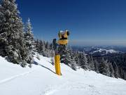 High-performance snow cannon in the Kopaonik ski resort