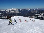 Ski course on the Hornabfahrt slope