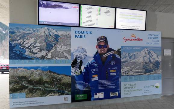 Val d’Ultimo (Ultental): orientation within ski resorts – Orientation Schwemmalm