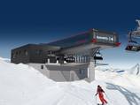 6-seater chairlift Gampen E4 - Gampenalpe - ski slope 68b in Samnaun