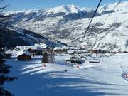 Things are a bit more tranquil in Vallandry.