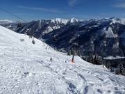 Black mogul slope