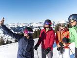 New slope Red Run on Glacier 3000