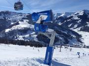 Snowmaking at the Sonnbergbahn