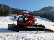 Snow groomer at Unternberg