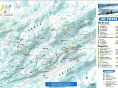 Trail map La Bonade – Grand Combe Chateleu (Val de Morteau)