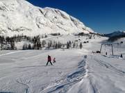 Easy slope at the Tauplitzsee lift