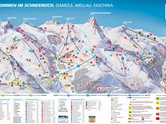 Trail map Damüls Mellau