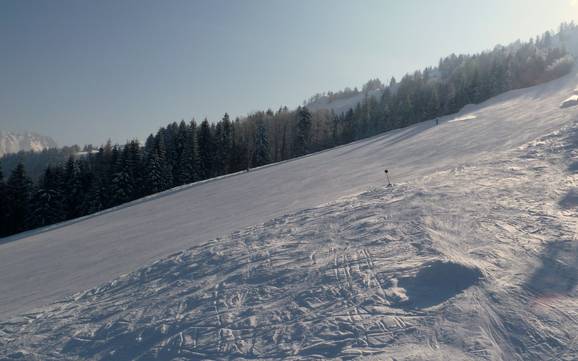 Ski resorts for advanced skiers and freeriding Lofer and Leogang Mountains – Advanced skiers, freeriders Buchensteinwand (Pillersee) – St. Ulrich am Pillersee/St. Jakob in Haus/Hochfilzen