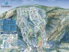 Trail map Tenney Mountain