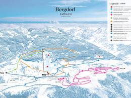 Trail map Embach – Hörndl