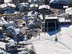 Rosengarten Group (Catinaccio): access to ski resorts and parking at ski resorts – Access, Parking Catinaccio/Ciampedie – Vigo di Fassa/Pera di Fassa