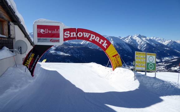 Snow parks Goms – Snow park Bellwald