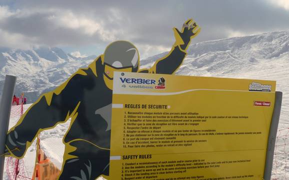 Snow parks Val d’Hérens – Snow park 4 Vallées – Verbier/La Tzoumaz/Nendaz/Veysonnaz/Thyon