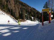 Practice slope Campo Scuola Gardoné above Predazzo
