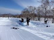 The snow park is groomed daily with great attention to detail.