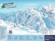 Trail map Abetone/Val di Luce