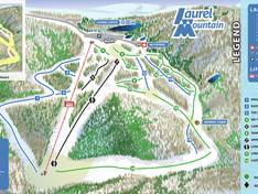 Trail map Laurel Mountain