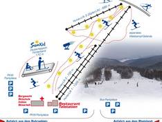 Trail map Hunau – Bödefeld