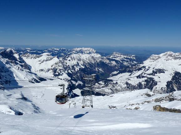Take the Rotair up to the Titlis.