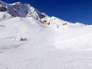 The red slope Des Alpes 2 at Langenstein