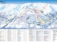 Trail map Myrkdalen