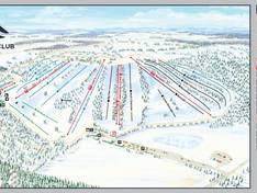 Trail map Mansfield Ski Club