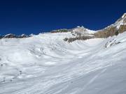 View of the slopes and off-piste areas at Hohstock