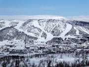 View of the village Geilo