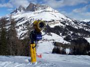 Snow cannon in the Carezza ski area