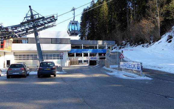 Wilder Kaiser: access to ski resorts and parking at ski resorts – Access, Parking SkiWelt Wilder Kaiser-Brixental