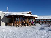 Cozy bar at Schafberg Hüsli