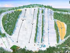 Trail map Batawa Ski Hill