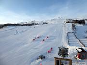 View from the Ski Lodge Tänndalen of the slopes at Big Bench