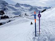 Very good slope signage