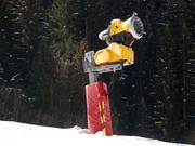 One of over 400 snowmakers