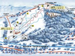 Trail map Grapa Litwinka – Czarna Góra