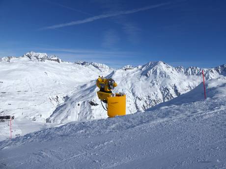 Snow reliability Andermatt Sedrun Disentis – Snow reliability Gemsstock – Andermatt