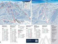 Trail map Bromont