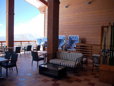Huts, mountain restaurants  Russia – Mountain restaurants, huts Gazprom Mountain Resort