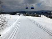 The Fernskiwanderweg Schonach-Belchen passes directly through the ski area.
