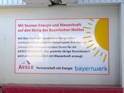 Information about the solar energy generated and the energy from hydropower