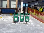 Waste separation in the ski area