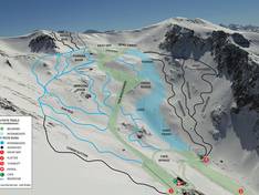 Trail map Ohau