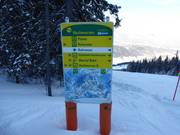 Slope signage Hochwurzen